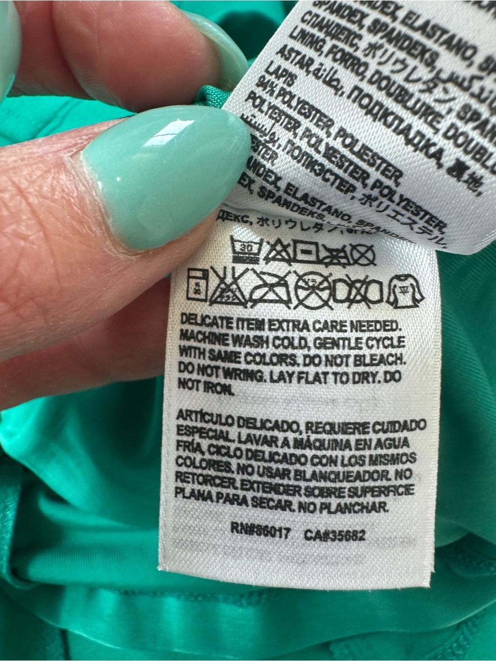 Bebe Bodycon Mini Dress Cut Out Front Teal Green Sleeveless Size S Small - Picture 7 of 10